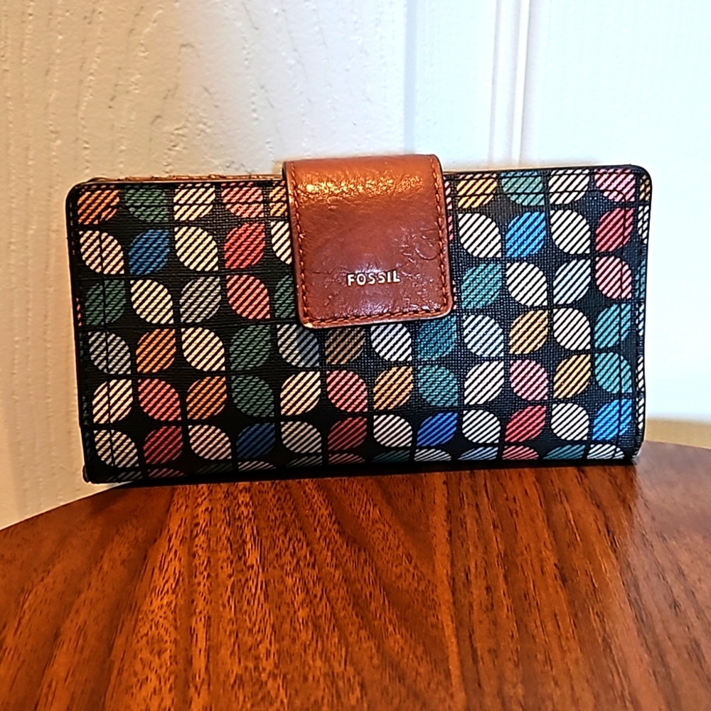 Fossil Logan Multi-Colour Women's Wallet - image 1